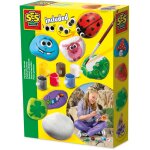 Peinture pierre - ses creative - hobby - pierres naturelles - diy animaux en pierres - age : 5 +