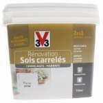 Peinture plume satin sols carrel�s v33 750ml gris 0000000