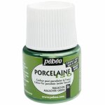 Peinture porcelaine - p�b�o - 150 brillant malachite n�26 - 45ml - couleurs brillantes - cuisson � 150�c ...
