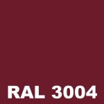 Peinture portail fer - pot 5 l - metaltop - 3004 - rouge basque