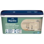 Peinture r�novation cuisine et salle de bain - lin - satin� - ripolin - 2l