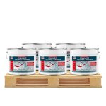 Peinture r�sine d�tanch�it� toiture r�paration tuiles fissures anti fuites d�core prot�ge 5 x 10l blanc ...