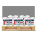Peinture r�sine d�tanch�it� toiture r�paration tuiles fissures anti fuites d�core prot�ge 5 x 10l gris ...