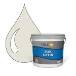 Peinture satin - pok - lin clair - 5l - acrylique - int�rieur - lessivable