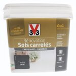 Peinture tarmak satin sols carrels v33 750ml noir 0000000