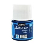 Peinture tissu - p�b�o - setacolor opaque - bleu jean - 45 ml - mixte