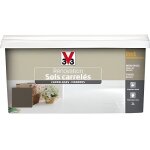 Peinture v33 rnovation sols carrels (carrelages - marbres) 2 en 1 satin 2l taupe iris 2 l