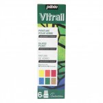 Peinture vitrail - pébéo - kit initiation - 6 pots - 20ml - couleurs brillantes - effets vitraux Peinture vitrail - pébéo - kit initiation - 6 pots - 20ml - couleurs brillantes - effets vitraux