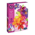 Peinture vitrail - sentosphere - art & cr�ations - crystal flor - 8 fleurs � cr�er en verre effil� - ...