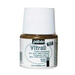 Peinture vitrail - pebeo - blanc - 45ml - transparent - brillant