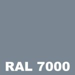 Peinture volets bois - pot 5 l - metaltop - 7000 - gris petit gris
