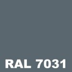 Peinture volets bois - pot 5 l - metaltop - 7031 - gris bleu