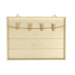 P�le - m�le en bois fil et pinces 30 x 22 x 15 cm