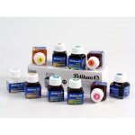 Pelikan 249474 - encre de chine dessin tusche a - 10 ml - paquet de 10 pcs - couleur ass.