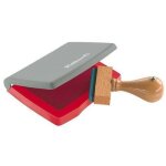 Tampon encreur - pelikan - 337725 - 50 x 70 mm - rouge - antidrapant
