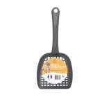 Pelle � liti�re - pet design - scoop - plastique - gris - taille moyenne 26. 5x12x4. 5cm
