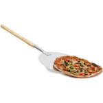 Pelle à pizza gâteau rond Ø 305 cm en métal avec manche en bois 79 cm de long plateau cuisine Pelle à pizza gâteau rond Ø 305 cm en métal avec manche en bois 79 cm de long plateau cuisine