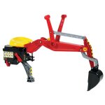 Pelleteuse arri�re rollyaccessoires - rolly toys - heckbagger - jaune / rouge - mixte - 3 ans +