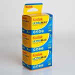 Pellicule photo - kodak - ultra 400 iso 135 / 36p - restitution des couleurs lumineuses - tripack
