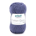 Pelote coton quick uni 50g bleu gris
