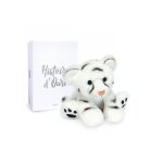 Peluche b�b� tigre blanc - histoire dours - 18 cm - mixte - int�rieur - plush