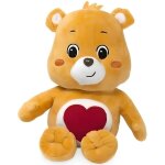 Peluche bisounours toubisou orange avec coeur 28 cm - peluche licence - doudou enfant - ours