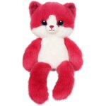 Peluche chat leggies - gipsy toys - framboise�48 cm