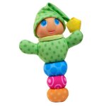 Peluche chenille avec lumiere - molto - 385 - rose - piles - 13 x 95 x 28 cm