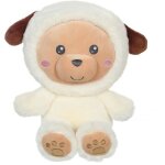 Peluche chien hoody pets - gipsy toys - cr�me�24 cm