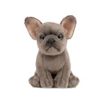 Peluche chiot bouledogue 18 cm - chien - doudou animal - set doudou animaux + 1 carte Peluche chiot bouledogue 18 cm - chien - doudou animal - set doudou animaux + 1 carte