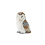 Peluche chouette effraie 30 cm