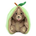 Peluche - les d�glingos - flipetz chien pomme - 2 en 1 - r�versible - lavable en machine