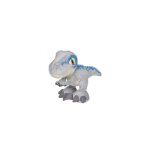 Peluche dinosaure t - rex gris 26 cm - dino tyrannosaure - doudou enfant - jurassic world - nouveaute ...