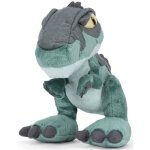 Peluche dinosaure t - rex vert 27 cm - dino tyrannosaure - jurassic world dominion - doudou enfant nouveaute ...