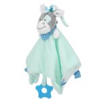 Peluche doudou b�b� avec anneau de dentition - jouet r�confortant pour b�b�