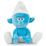Peluches - peluche doudou pms les schtroumpfs: le schtroumpf grognon assis (26cm) Peluches - peluche doudou pms les schtroumpfs: le schtroumpf grognon assis (26cm)