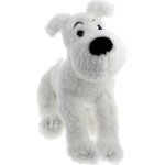 Peluche doudou souple tintin et bote cadeau: milou 37cm 35132 (2015