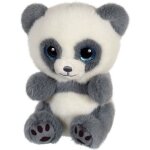 Peluche - gipsy toys - panda cutydoos 13 cm - gris - ping