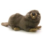Peluche - hansa - castor - 22 cm - marron - mixte