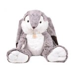 Peluche - histoire dours - lapin marius 50 cm - mixte - gris