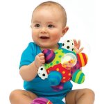 Peluche hochets de balle mengma - boule de tissu multicouleurs pour b�b�s