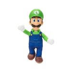 Jakks pacific - super mario bros. le film - peluche luigi 30 cm