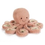 Peluche - jellycat - od1oc - odell octopus - bleu - int�rieur