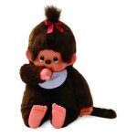 Peluche kiki monchhichi pour filles de 80cm