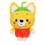 Peluche little corgi cuties - gipsy toys - 20 cm - fraise