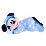 Peluche mickey avec etoiles phosphorescentes 34 cm - doudou disney enfant brille dans la nuit bleu - ...