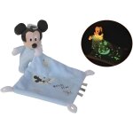 Peluche mickey avec mouchoir phosphorescente bleu 17 cm - disney - doudou brille dans la nuit blanc et ... Peluche mickey avec mouchoir phosphorescente bleu 17 cm - disney - doudou brille dans la nuit blanc et ...