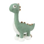 Peluche musicale - diplodocus - 32 cm - velours doux - couleurs tendance - m�lodie apaisante