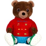 Peluche musicale petit ours brun - gipsy toys - conteur dhisoires 28 cm