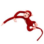 Peluches - mxzzand - singe � bras long - rouge - 60 cm / 70 cm - pour b�b� et enfants